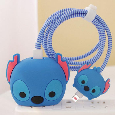 3 pcs- Snitch Blue 20W Iphone Silicone Charger Cover (Net Price 65)