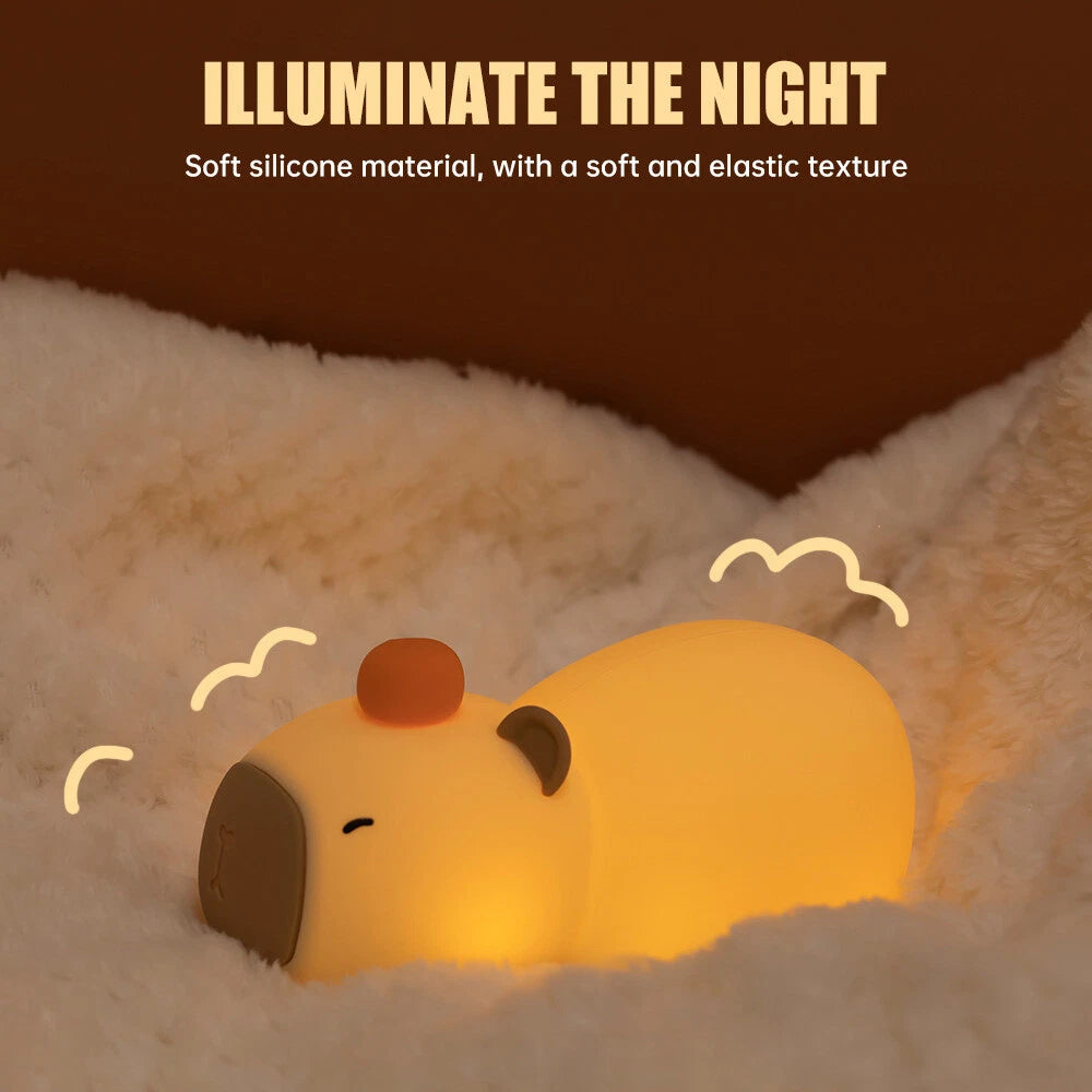 Cappy Bara Sleeping Sillicon Night Lamp