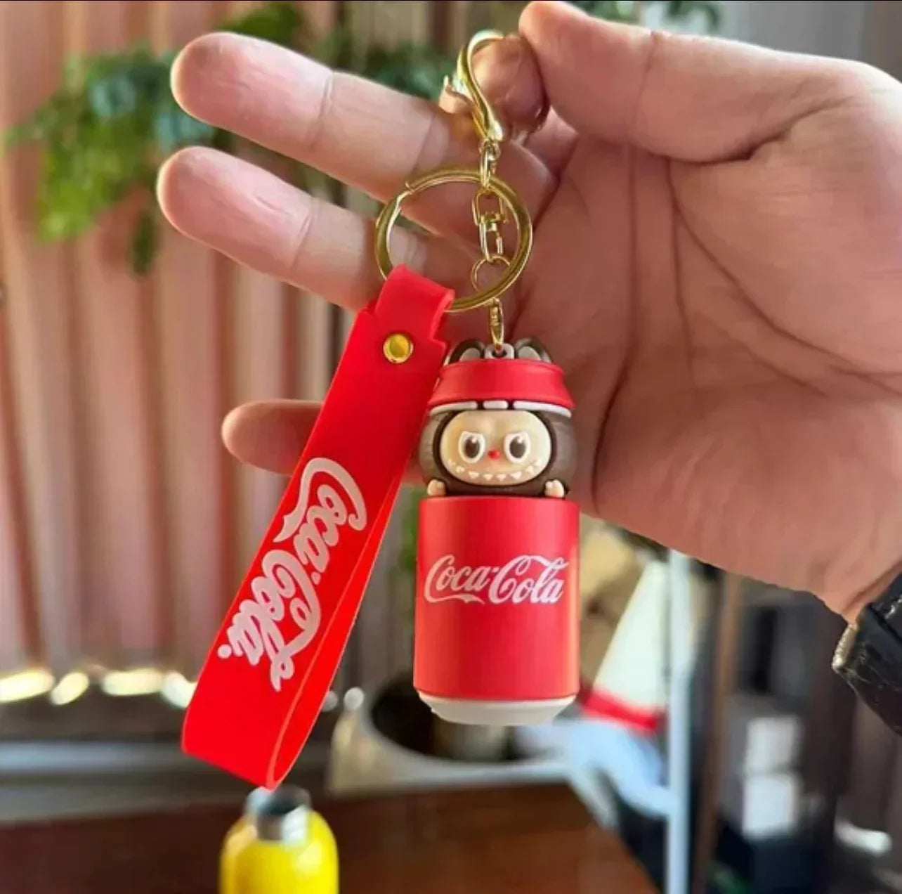 New Labubu Coke Can Rubber Keychain Pack of 3 (eff price 37)