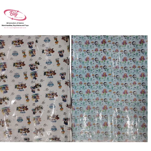 Butterfly lady / paw petrol mix design wrapping sheet pack 50