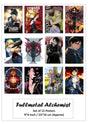 Fullmetal Alchemist small size paper poster pack of 12 (eff price -68/3 packet)