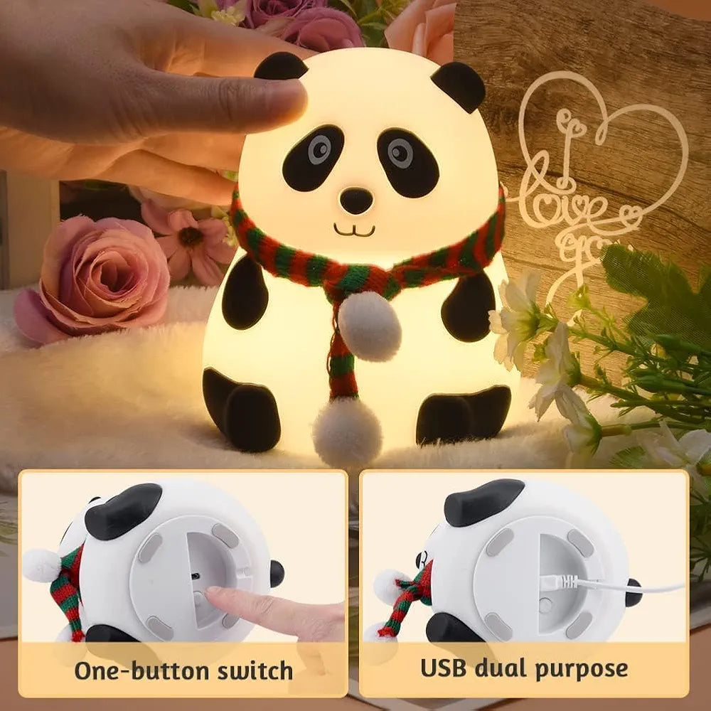 Panda Sillicon Night Lamp (Super Hit Model)