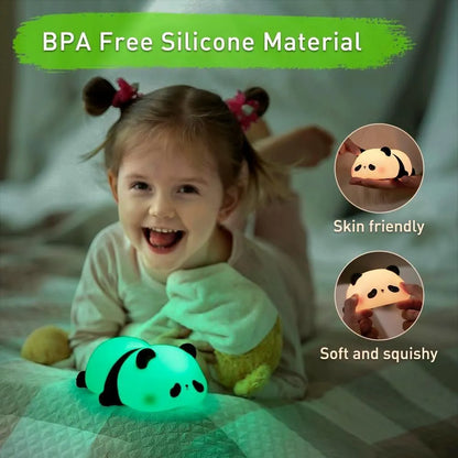 Sleeping Panda Sillicon Night Lamp