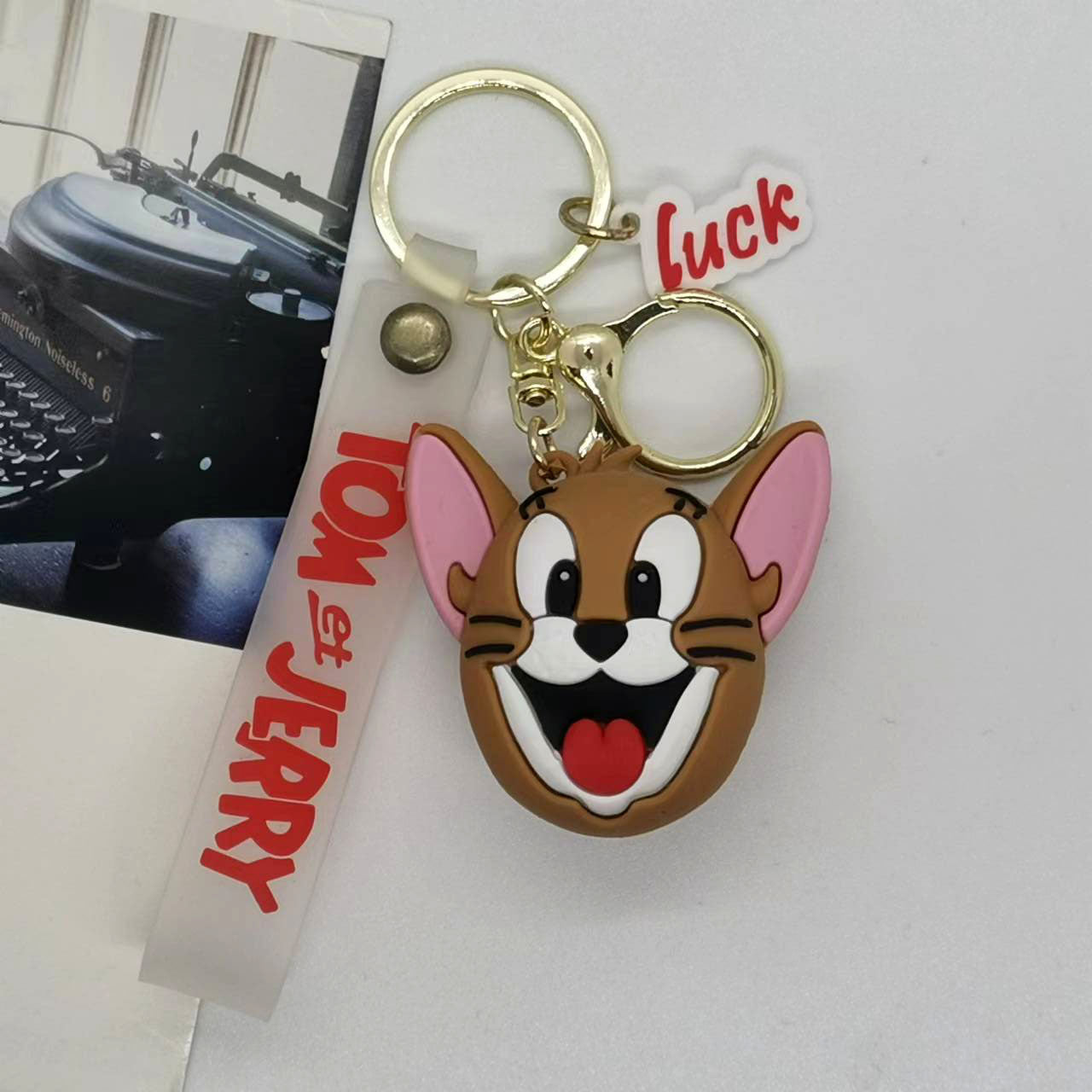 New Jerry Head Rubber Keychain Pack of 3 (eff price 37)