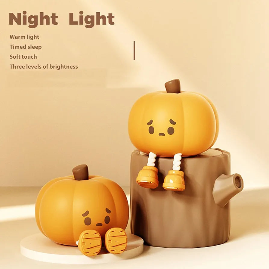 Little Pumpkin Sillicon Night Lamp