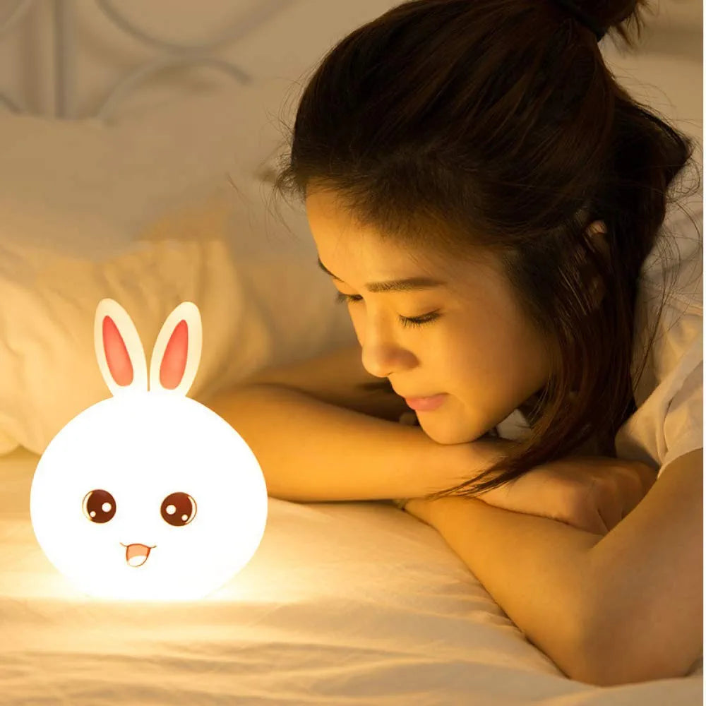 Rabbit Sillicon Night Lamp