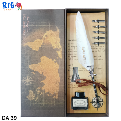 Deathnote Pen Set with Stand and Ink (5 Nip Included)