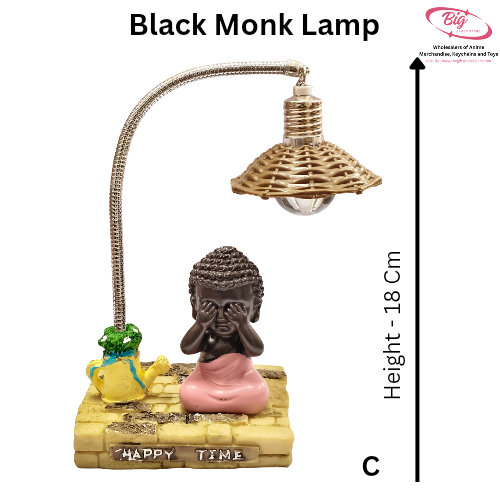 Monks sitting ladakh lamp