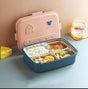 Four Compartment steel lunch box