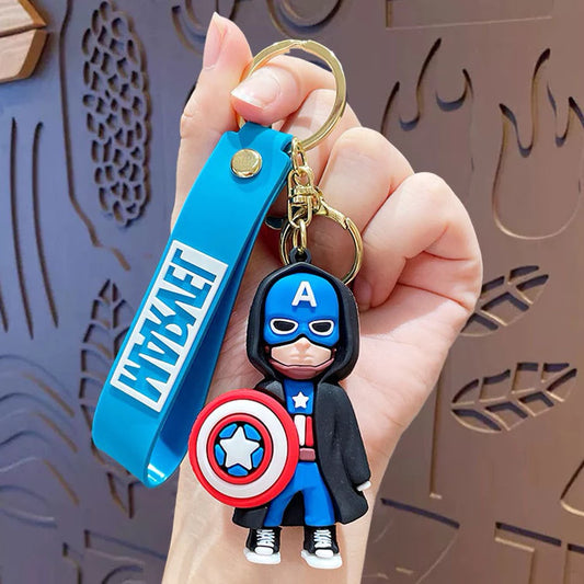 New Captian America rubber keychain pack of 3 (eff price 43)