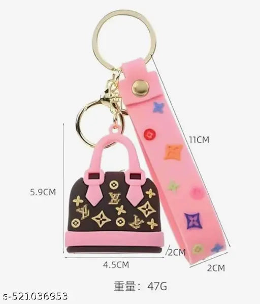 New LV Bag Rubber Keychain Pack of 3 (eff price 37)