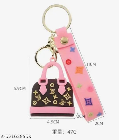 New LV Bag Rubber Keychain Pack of 3 (eff price 35)