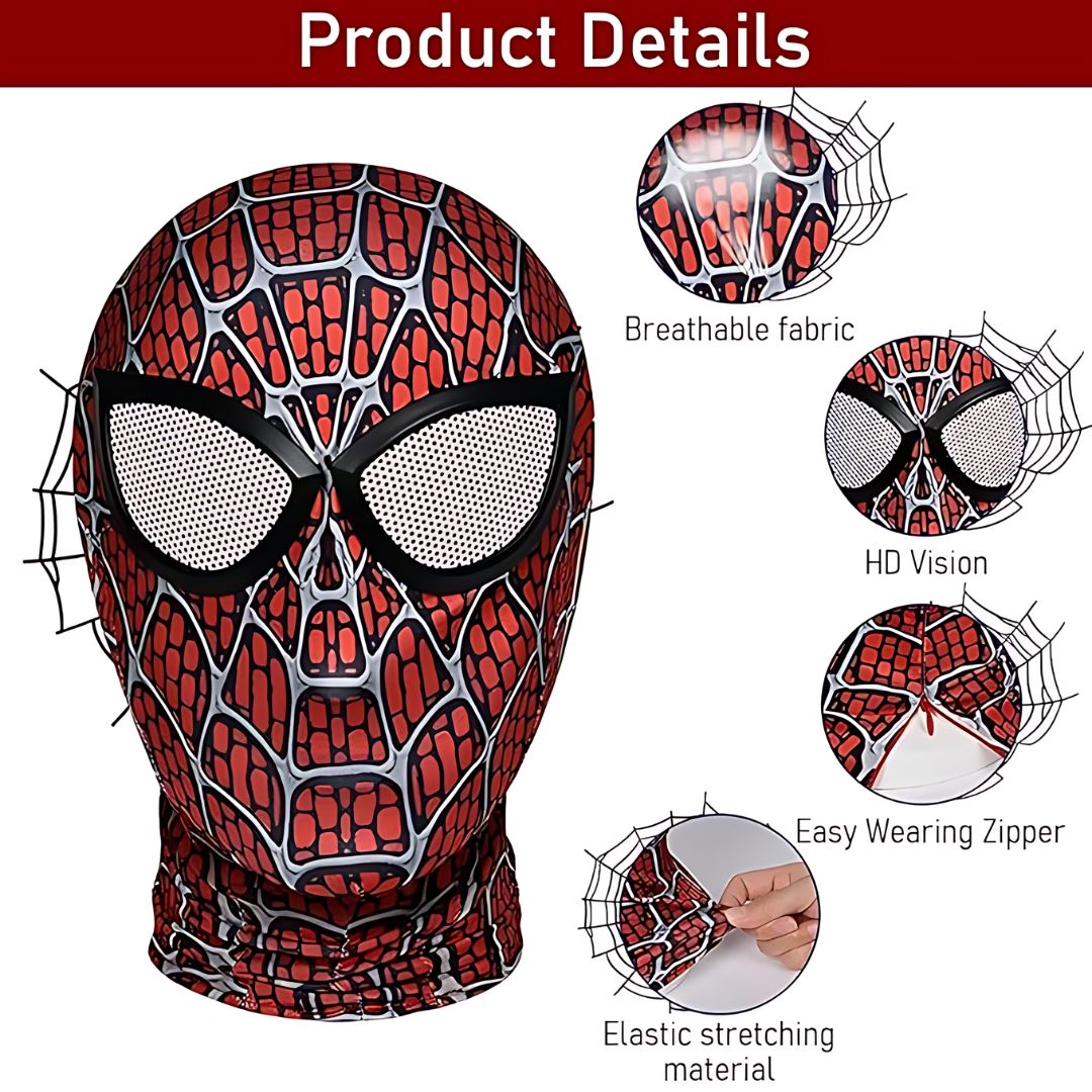 New Amazing Spidy Anime Cosplay Cloth Mask