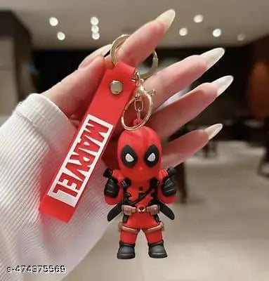 Deadpool with Sword rubber keychain pack of 3 (eff price 40)
