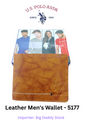 U S P Men's Leather Wallet (Mix Colour)