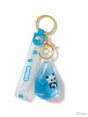Pack of 3 panda in diamond water glitter keychain (eff price 62)