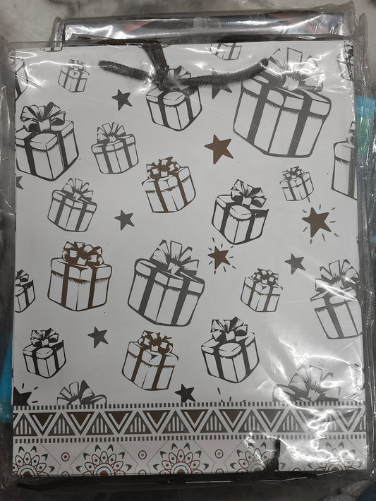 New Gift Design on Medium Paper Bag Pack of 12