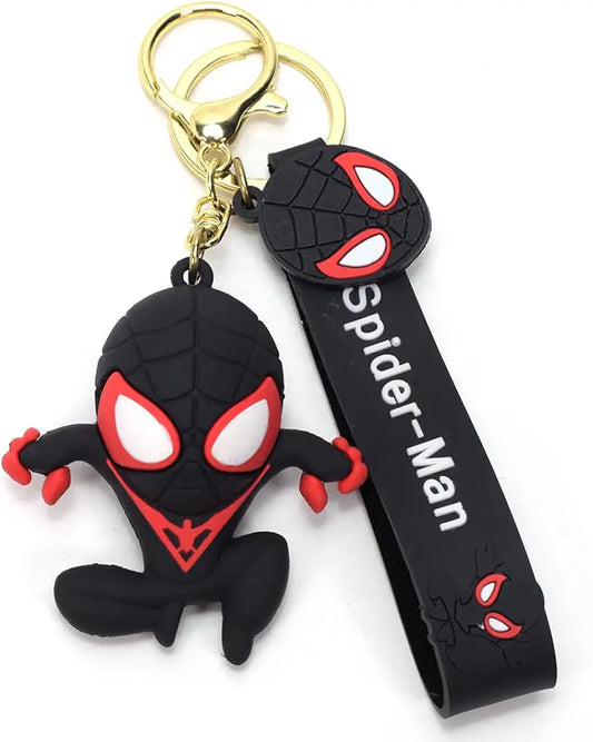 New Black Spidy-man rubber keychain pack of 3 (eff price 37)