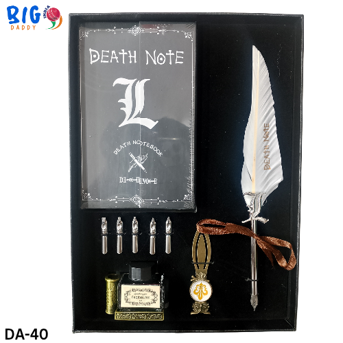 Deathnote Diary Set with Pen and Ink (5 Nip & Brooch Included)
