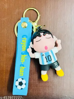 Shinychan in Messi 10 rubber keychain pack of 3 (eff price 40)