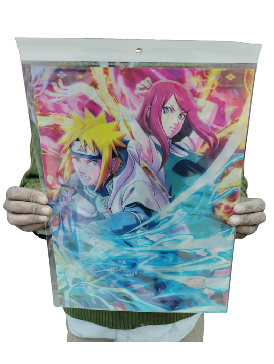 New natuto 3d poster pack of 2 ( eff price 90)