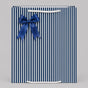 Blue line theme Large size paper gift bags (Pack of 12)