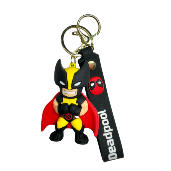 New Volverine with Red Wings Rubber Keychain Pack of 3 (eff price 40)