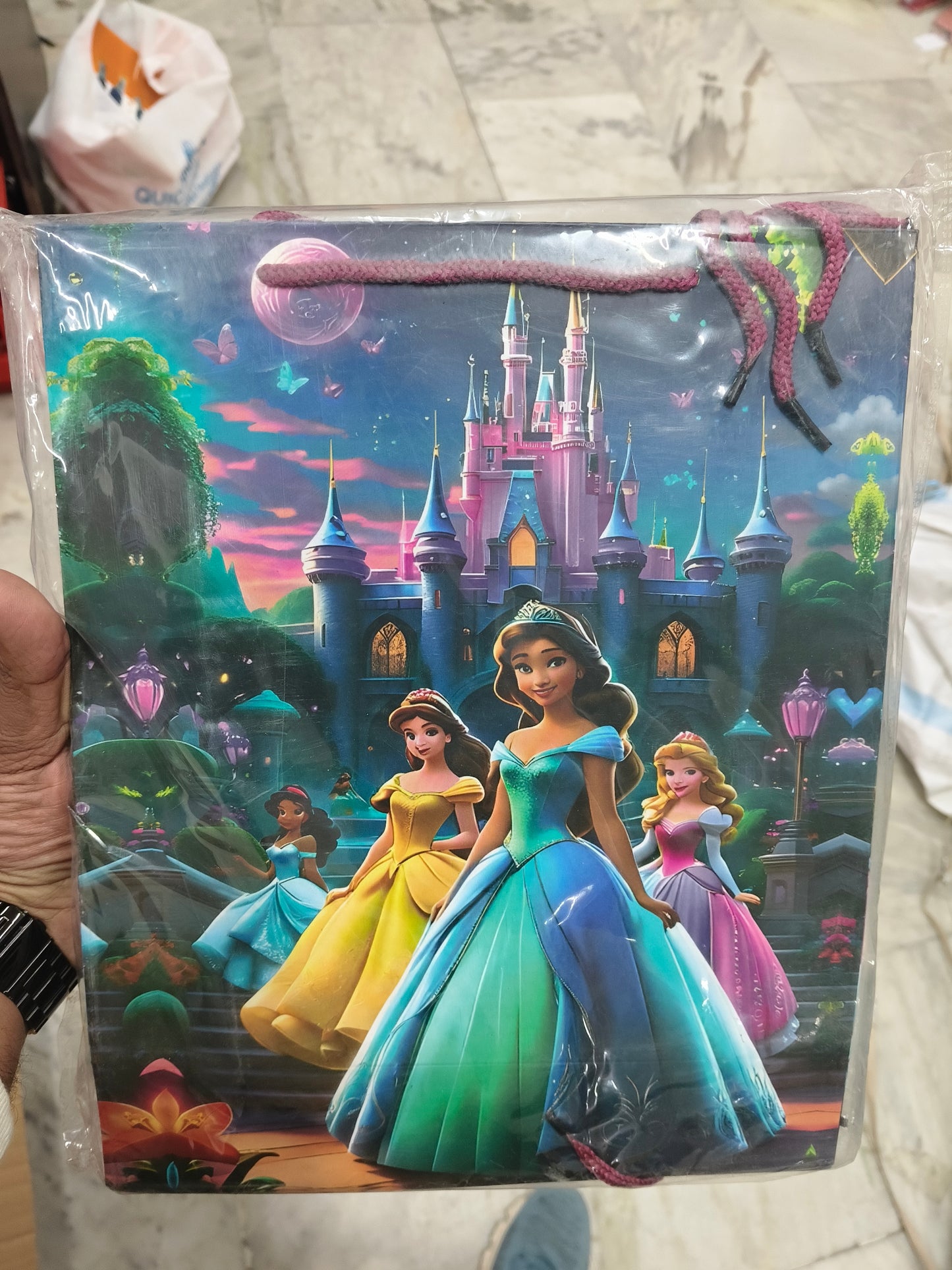 New Dinsy Theme Medium size paper gift bags (Pack of 12)