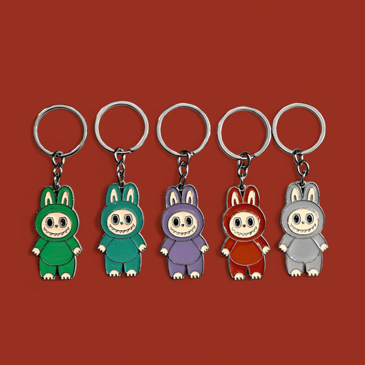 New Labubu Standing Metal Keychain Pack of 3 (eff price 35)