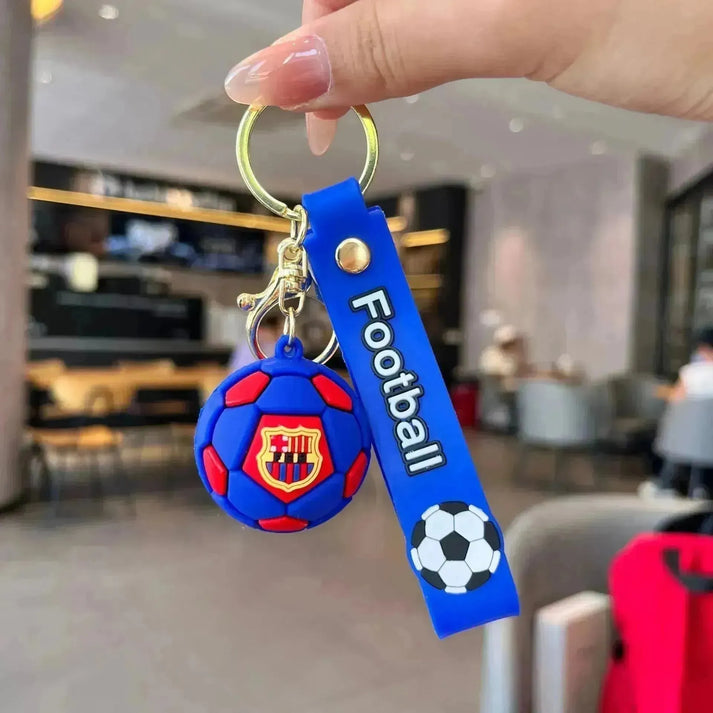 New FCB Blue Football rubber keychain pack of 3 (eff price 40)