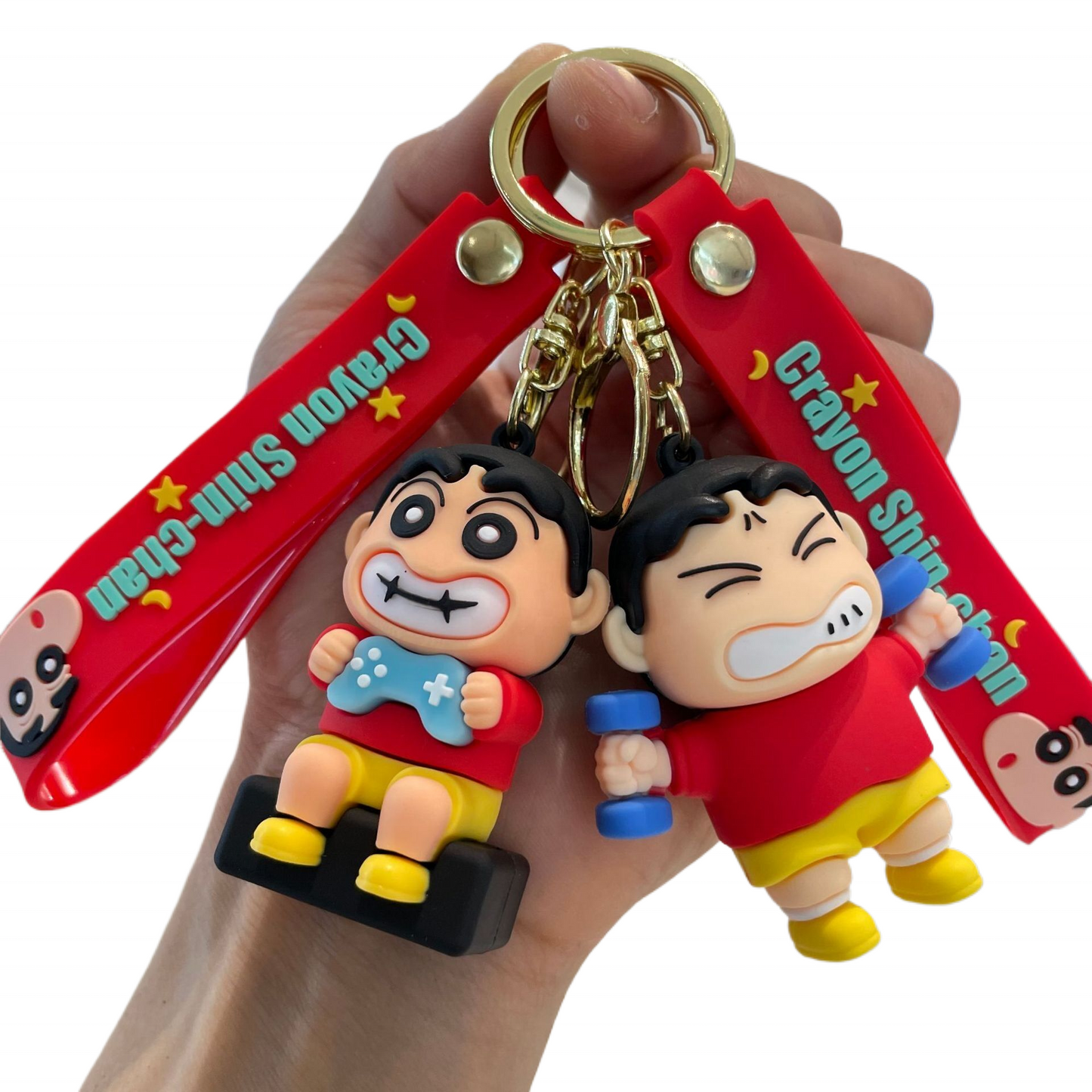 New Shinychan Trendy & Dumble Rubber Keychain Pack of 3 (eff price 37)