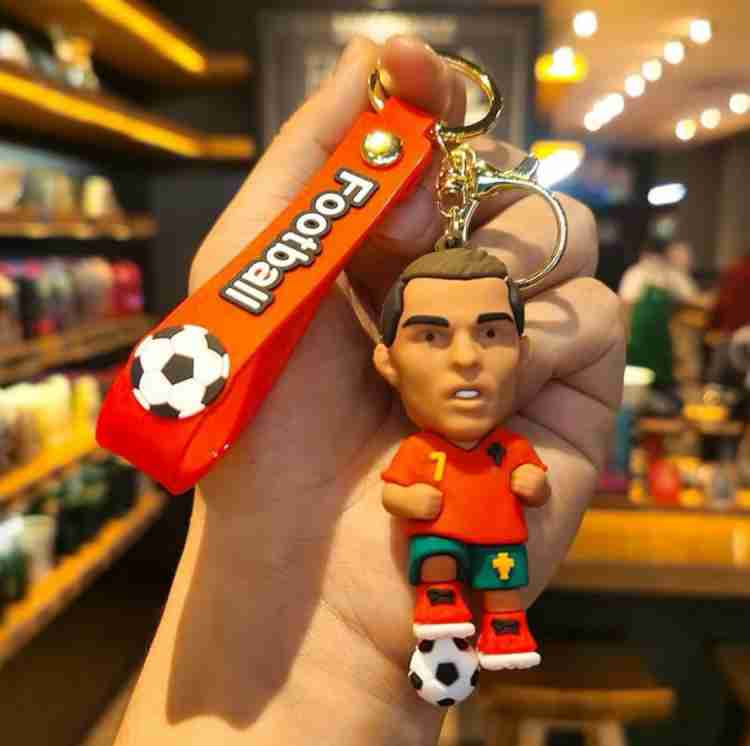 Ronaldo RD/GRN rubber keychain pack of 3 (eff price 43)