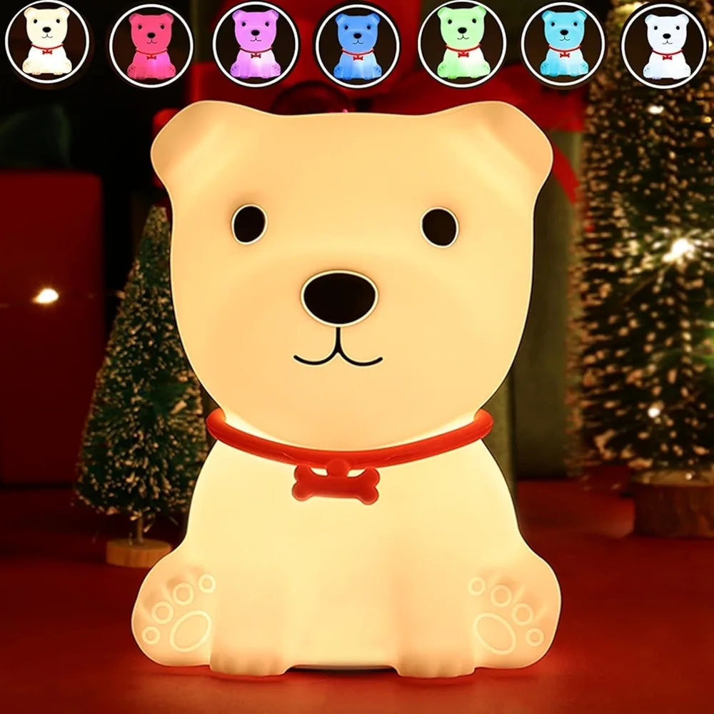 Dog Sillicon Night Lamp