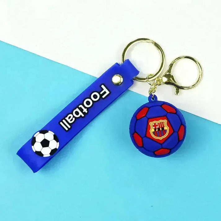 New FCB Blue Football rubber keychain pack of 3 (eff price 40)