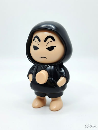 6 pcs - shinchan black Face changing keychain (eff price 25)