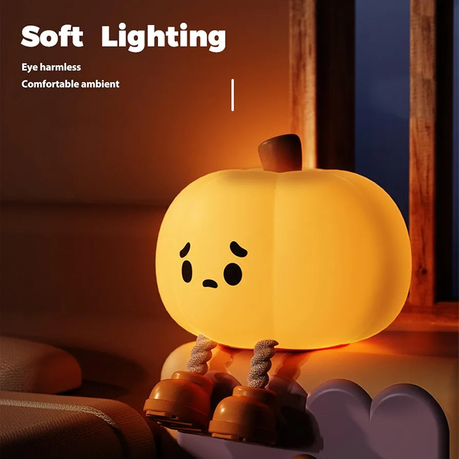 Little Pumpkin Sillicon Night Lamp