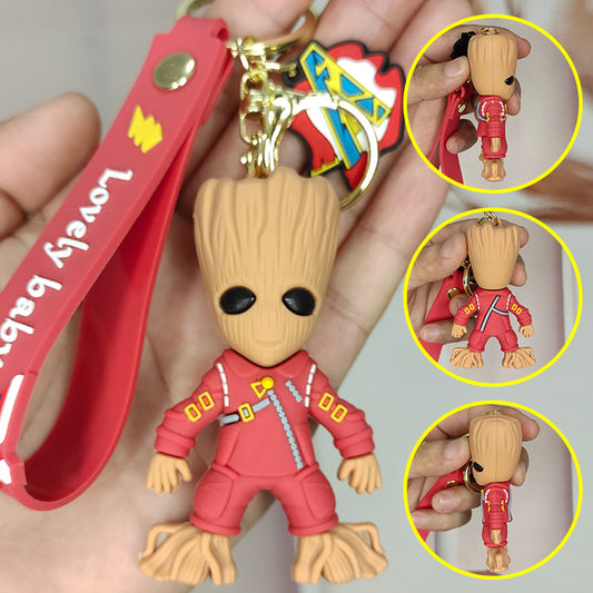 New Groot Red rubber keychain pack of 2 (eff price 43)