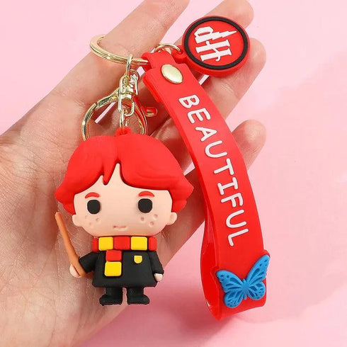 New HP Look (Orange Hair) rubber keychain pack of 3 (eff price 37)