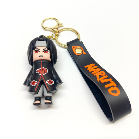 Itachi BLK rubber keychain pack of 3 (eff price 37)