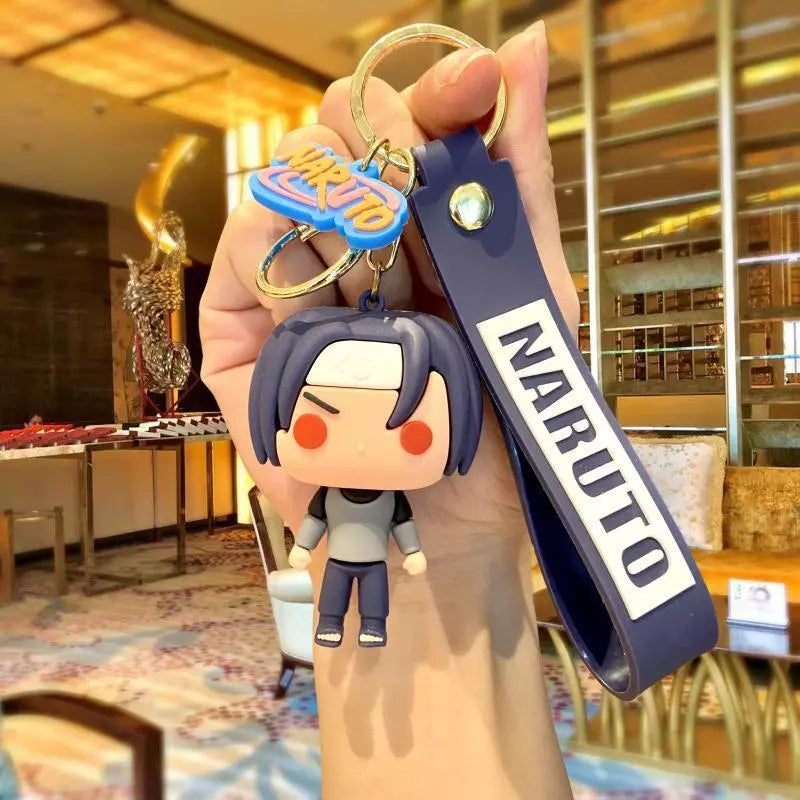 New Natutu Kid Sasuke Rubber Keychain Pack of 3 (eff price 37)