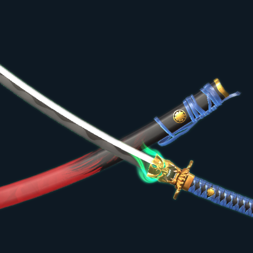 New Onimaru Volvorant Blue fully assembeled katana 104 cm