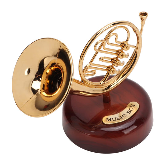 French horn Musical Showpeice makes sound