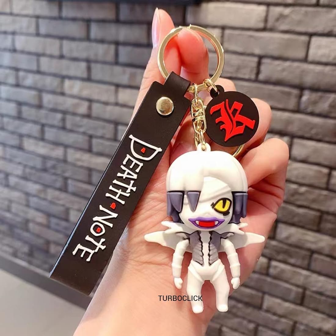 Deathnote Rem rubber keychain pack of 3 (eff price 37)