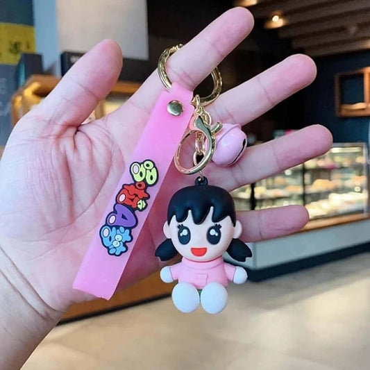 New Dora Shuzuka Pink Rubber Keychain Pack of 3 (eff price 37)