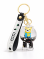 Pack of 3 minion in kittywater glitter keychain (eff price 62)