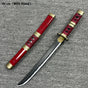 New medium Zoro Red 42 CM wooden katana with stand