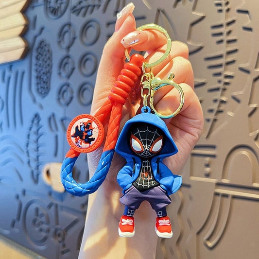 Blue Hoody 🕷️ Spidy rubber keychain pack of 3 (eff price 43)