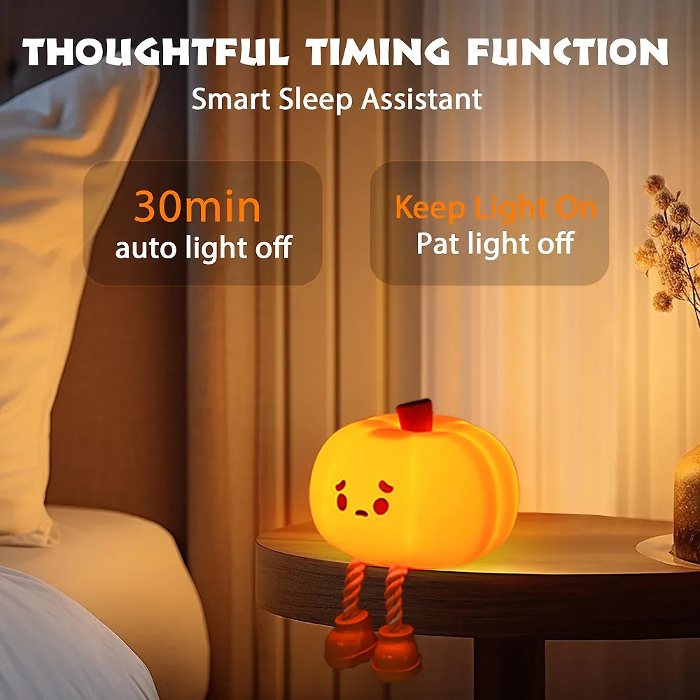 Little Pumpkin Sillicon Night Lamp