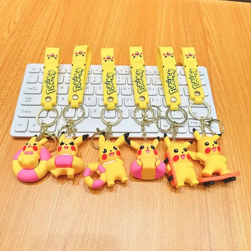 New Pikachu rubber keychain pack of 3 (eff price 43)