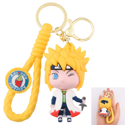 Natuto in Minato rubber keychain pack of 3 (eff price 43)